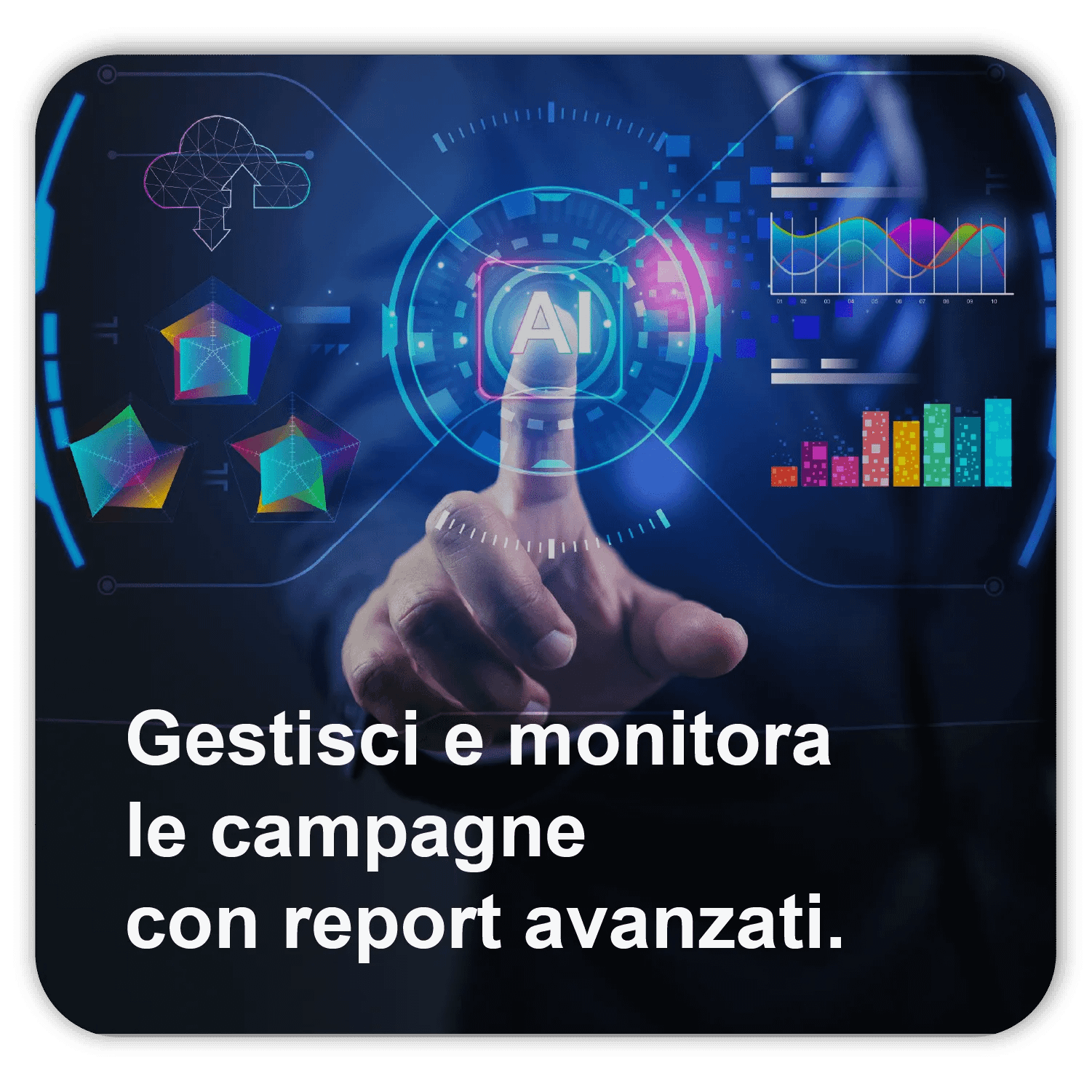 Gestisci campagne e report avanzati