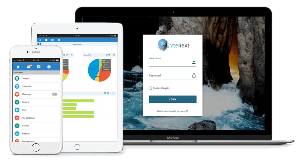 Dashboard e gestione clienti con VTENEXT