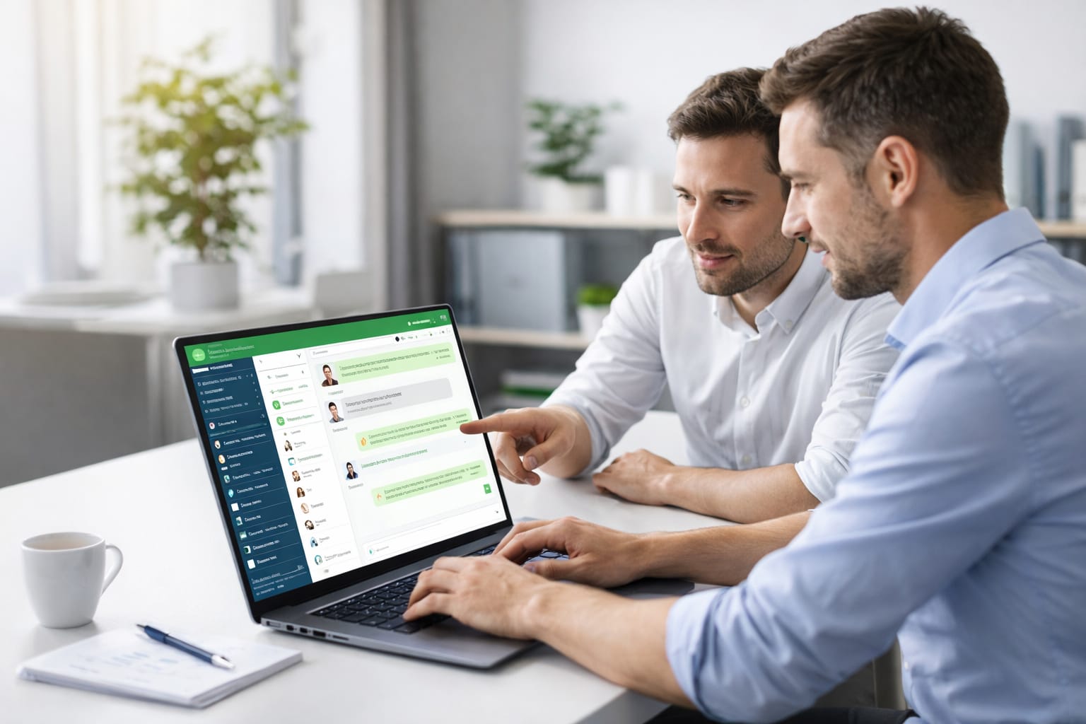 Chat aziendale e gestione clienti